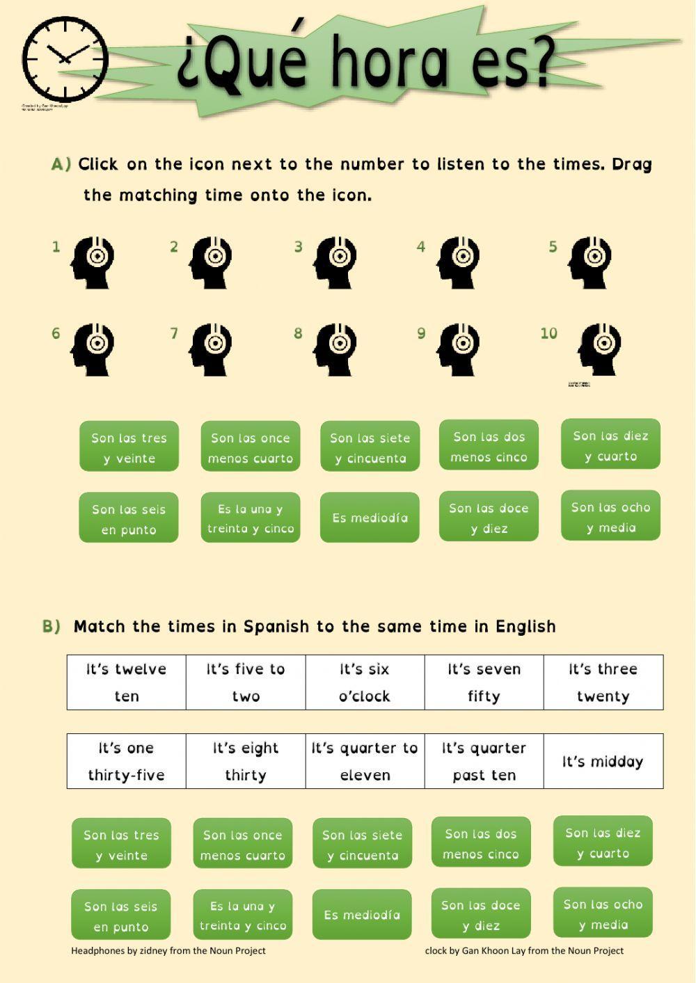 ¿Qué hora es?