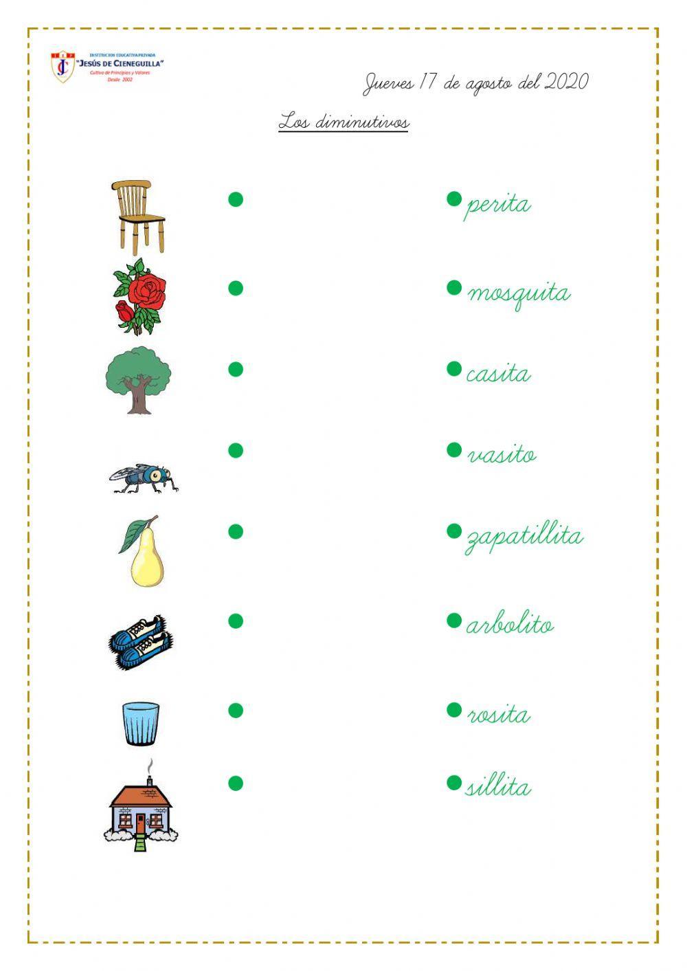 LOS DIMINUTIVOS