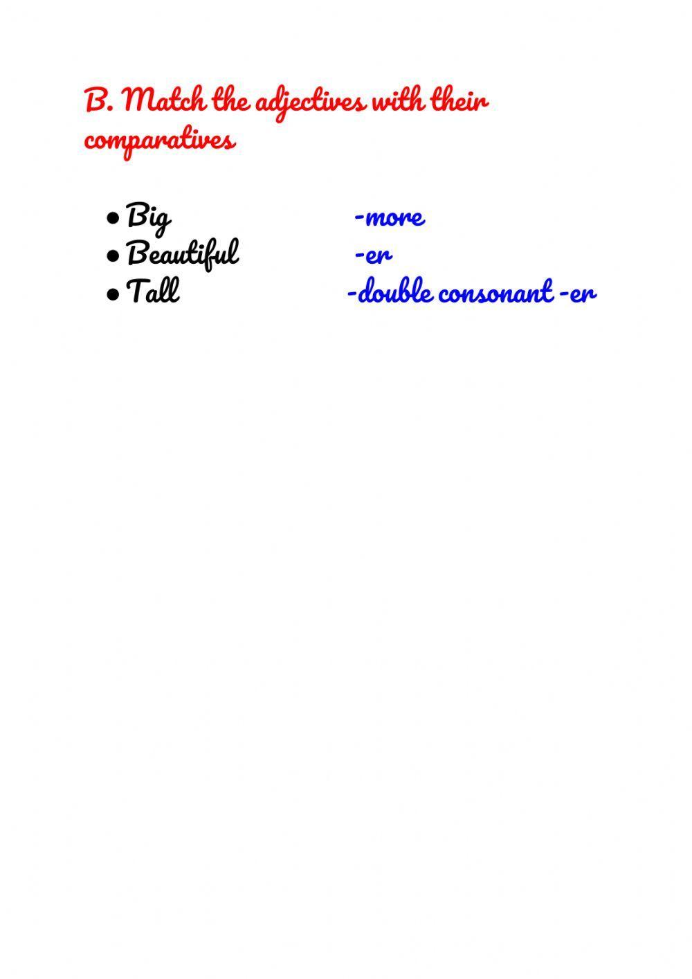 Comparative Adjectives