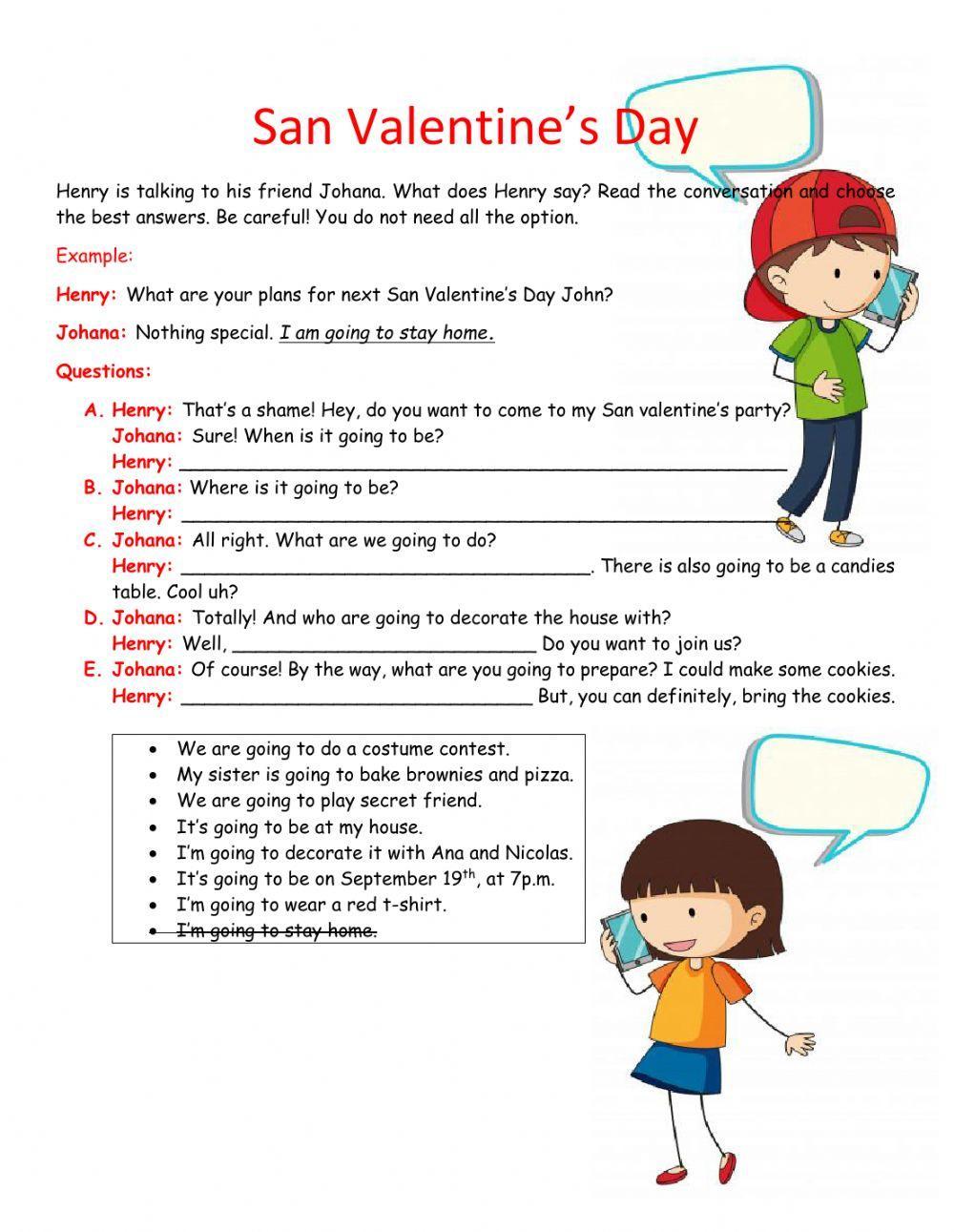 San valentine's day -  Going to