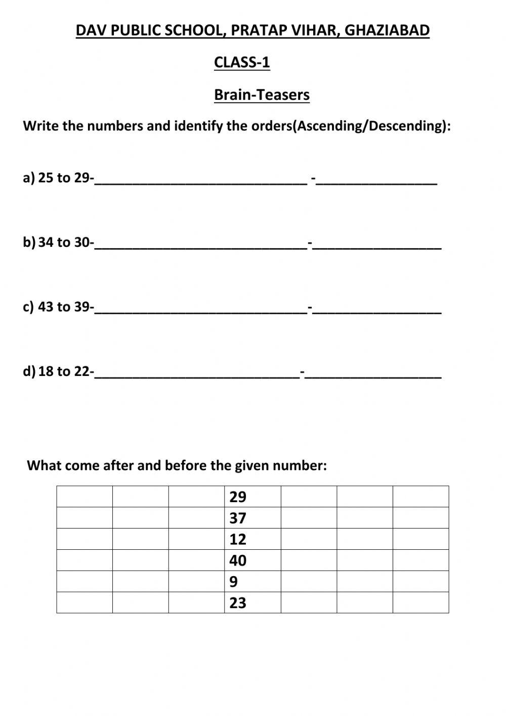 Ascending-descending