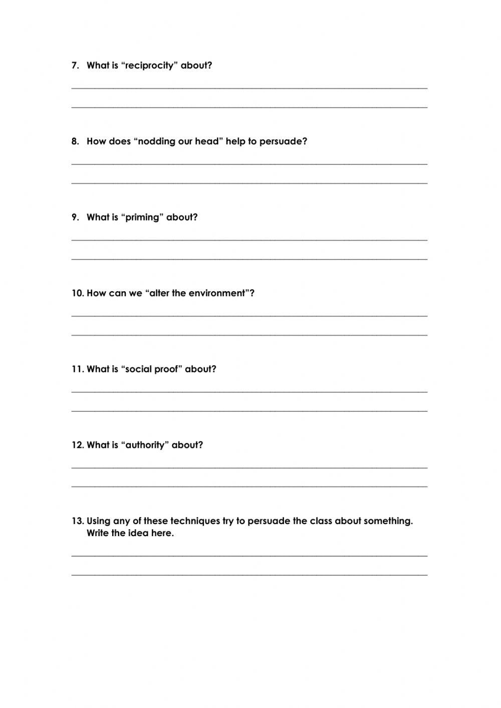 How to persuade anyone