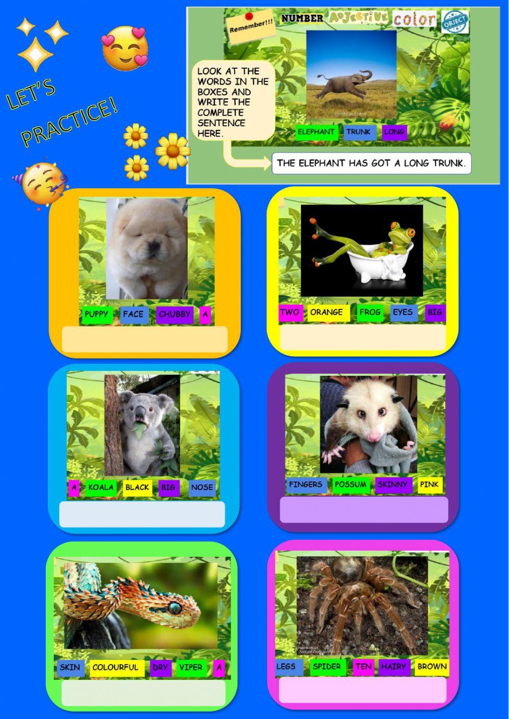 Adjective order (revision 2)