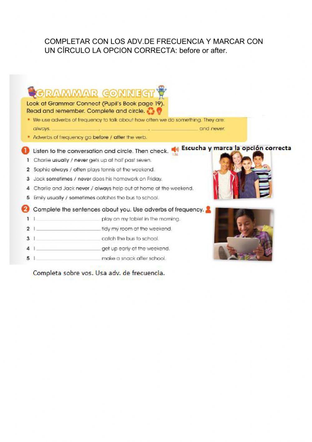 Adverbs of frequency