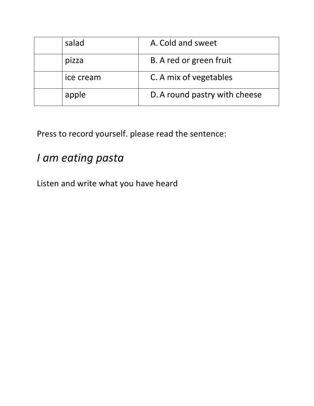 ESL 2nd grade worksheet | Live Worksheets