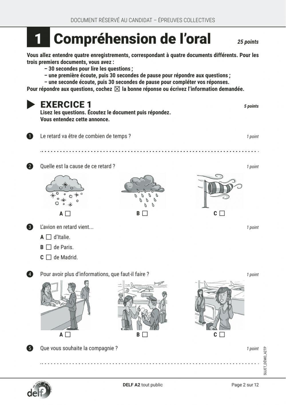 FOU examen A2 (partie 1)