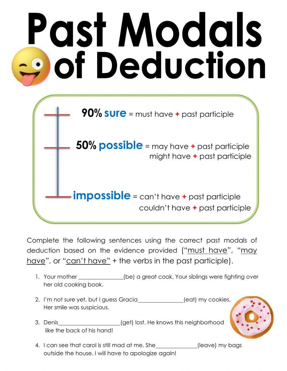 Past Modal of deduction