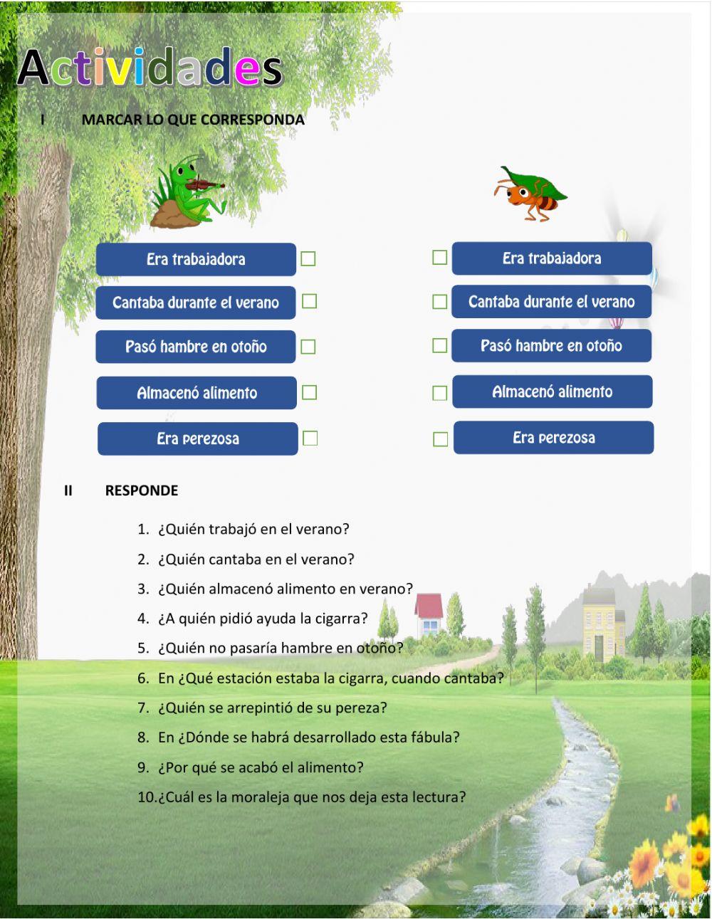 La Cigarra y la Hormiga