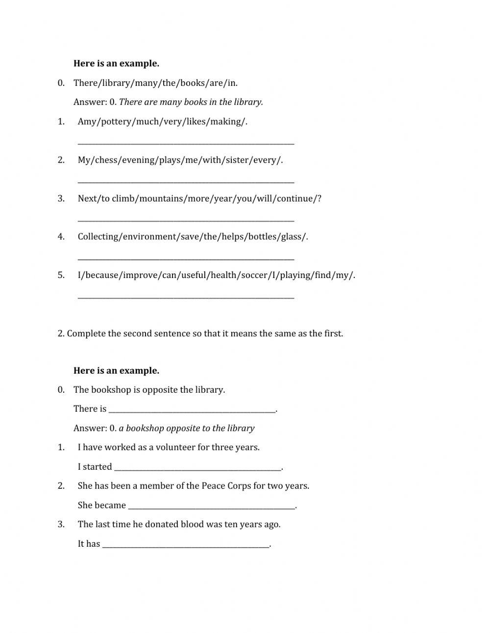 Lớp 7 - Kiểm tra 45 phút số 1 (Unit 1, 2, 3)