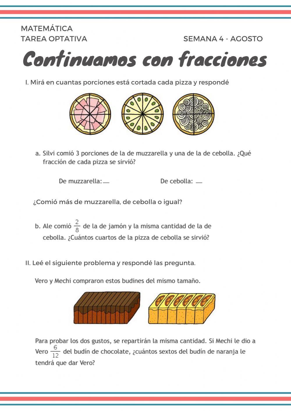 Fracciones equivalentes