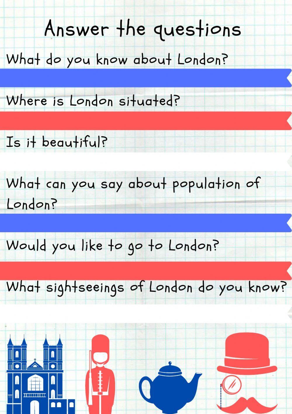 Sightseeing in London