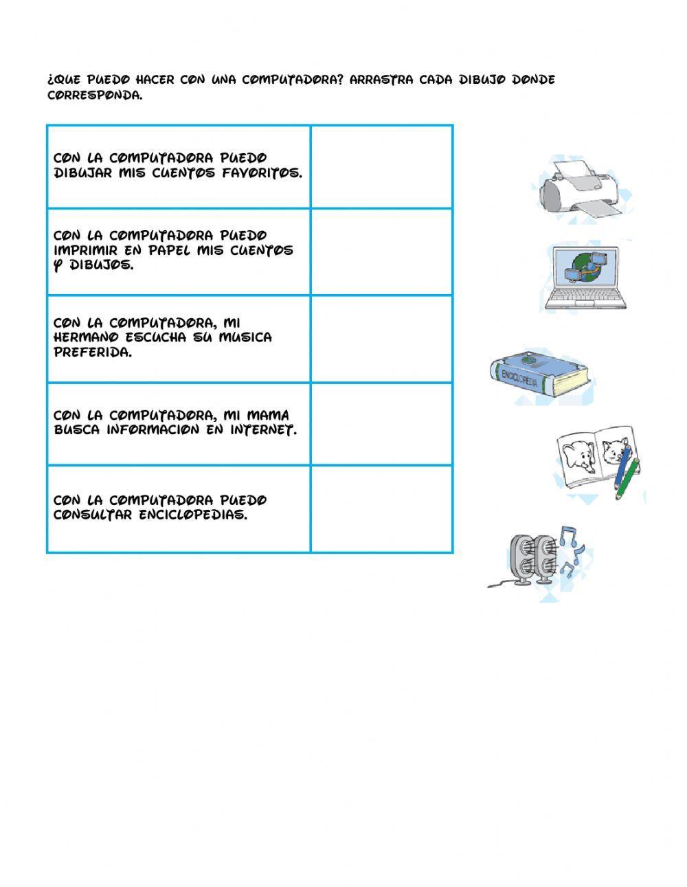 Partes de la computadora