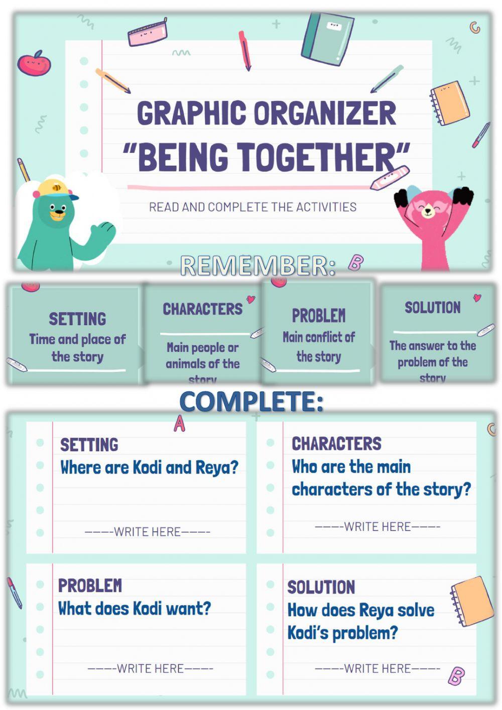 Being Together - Graphic Organizer