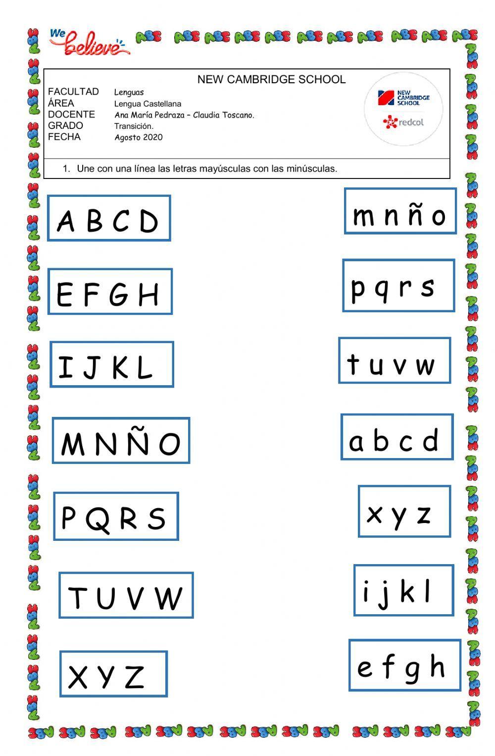 Guía N°1 Abedecedario.