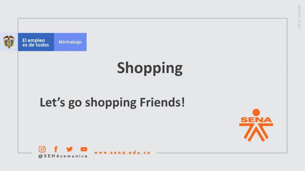 Shoping: Video presentation