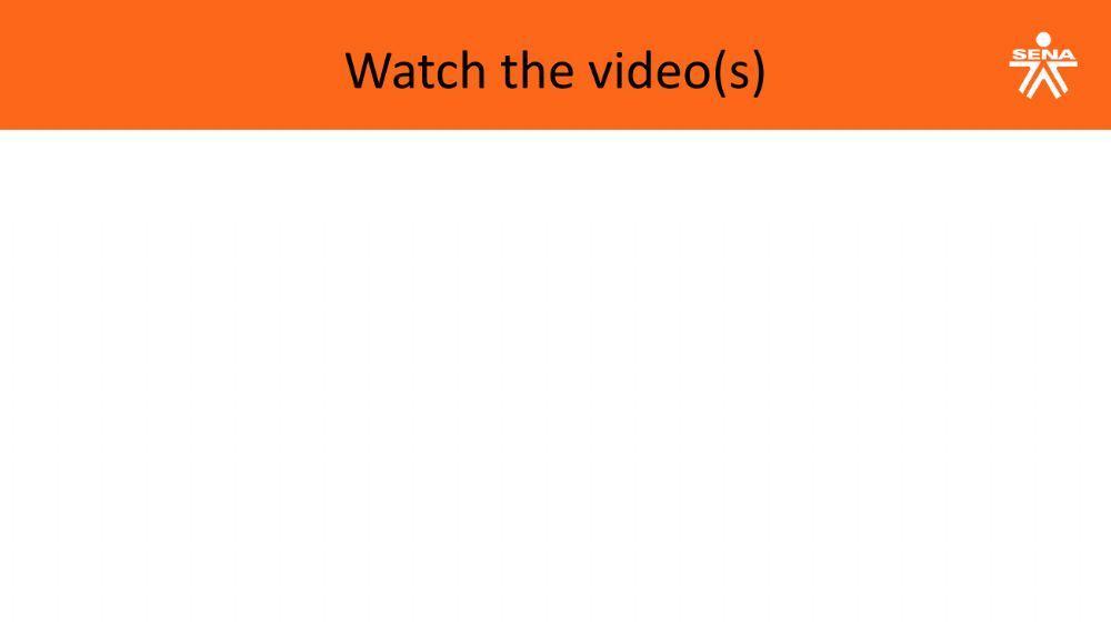 Shoping: Video presentation