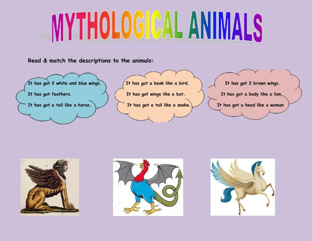 Mythological animals