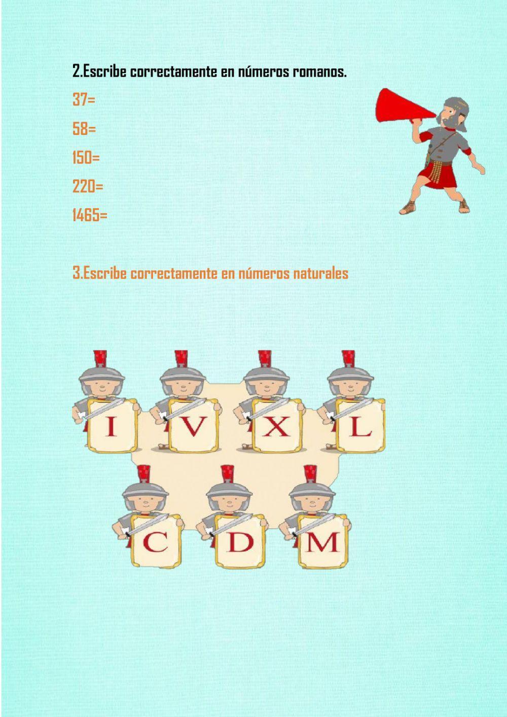 Los números romanos