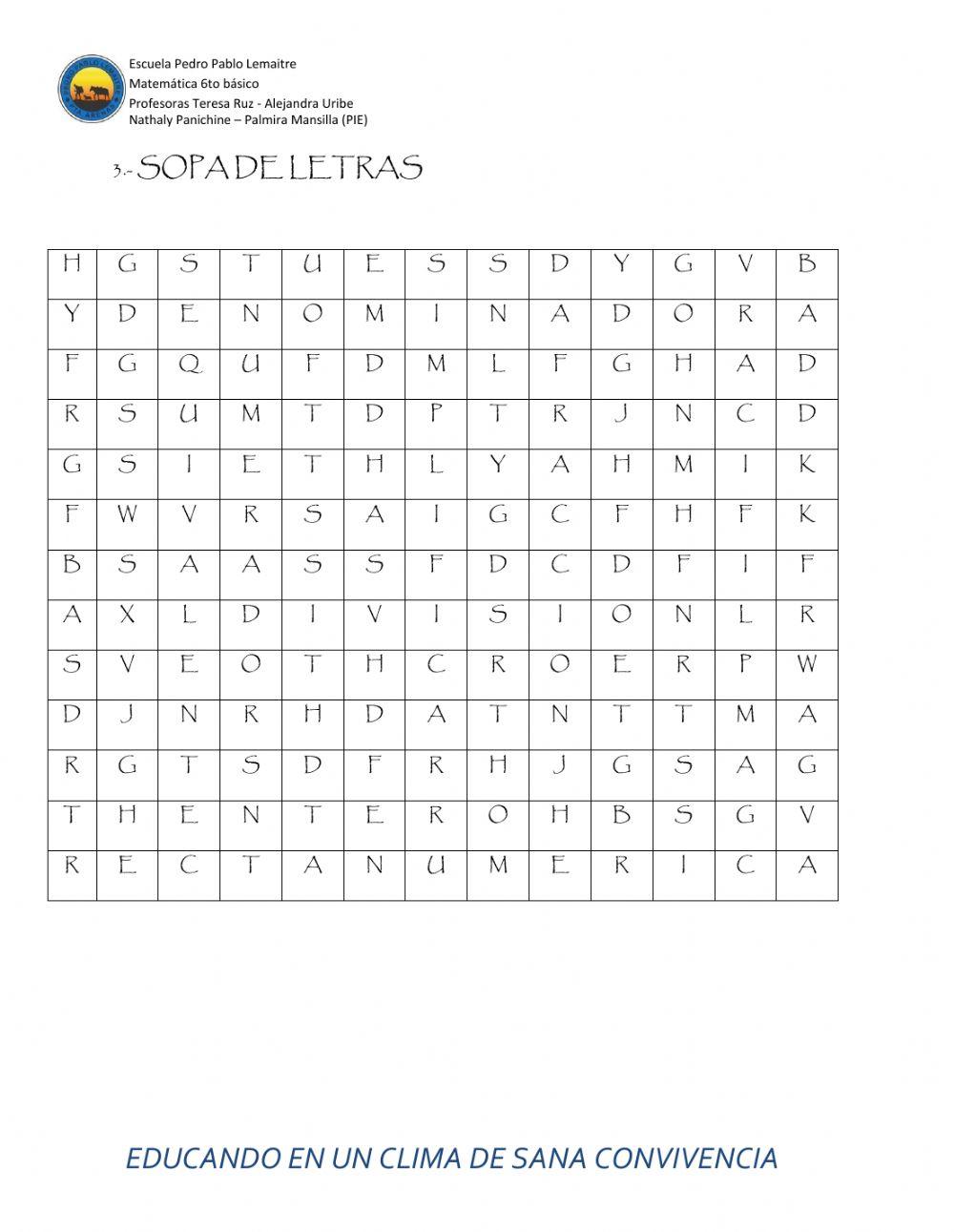 Suma y resta de fracciones U1prio6to