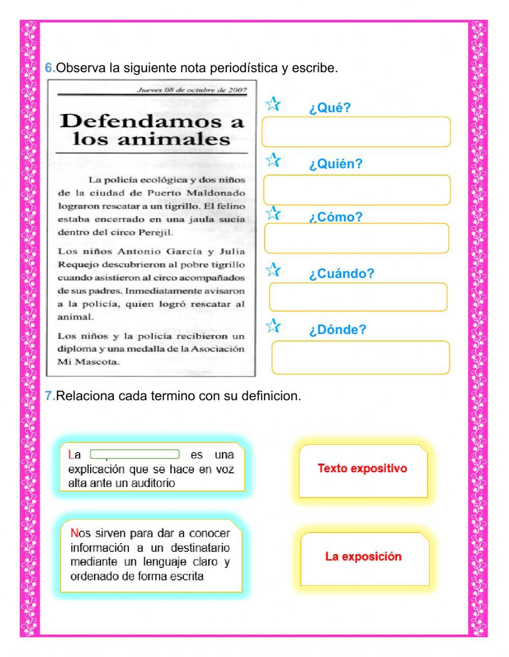 Bimestral de español