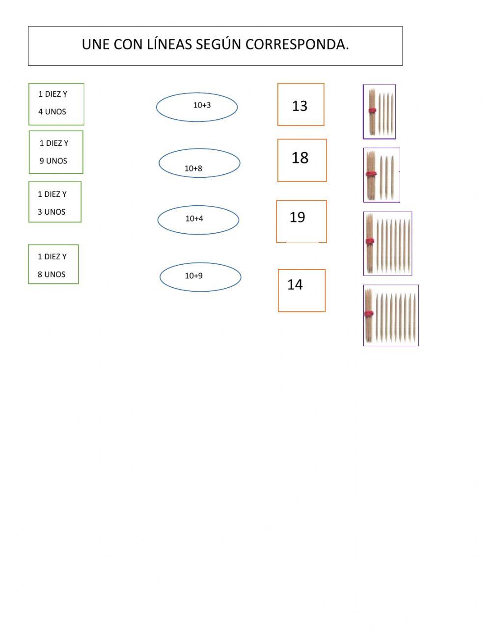 Unir con flechas ABN