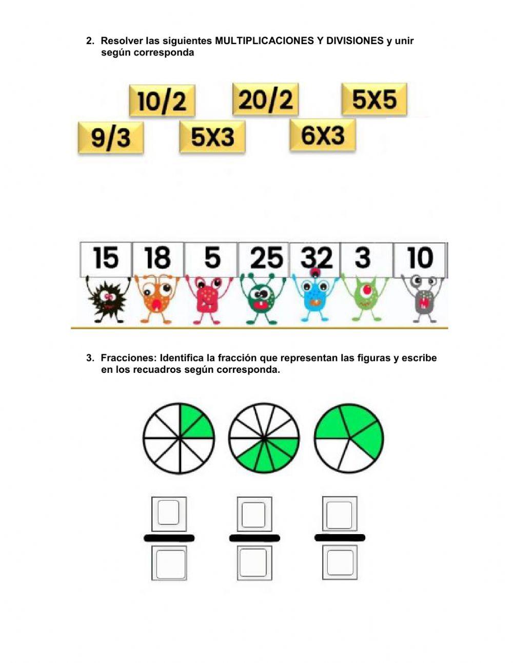 Evaluación Matemáticas