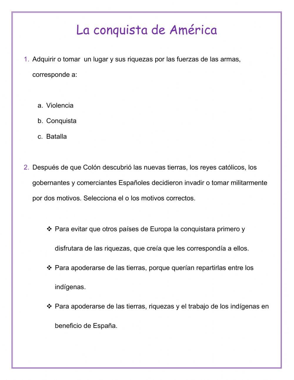 Conquista de América