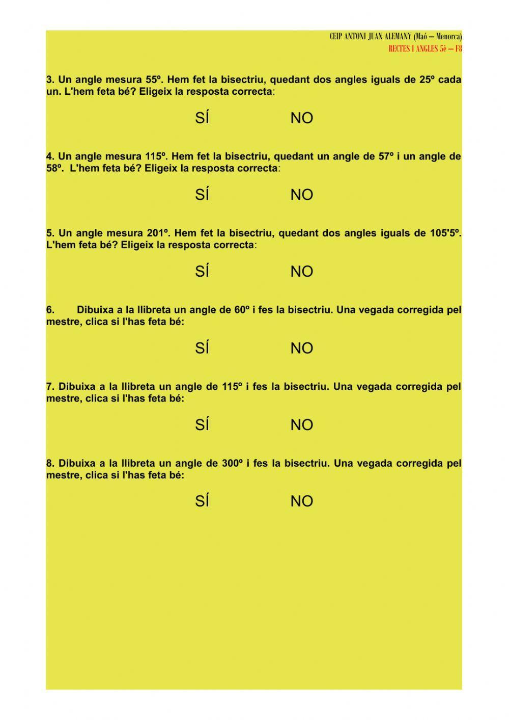 La bisectriu d'un angle