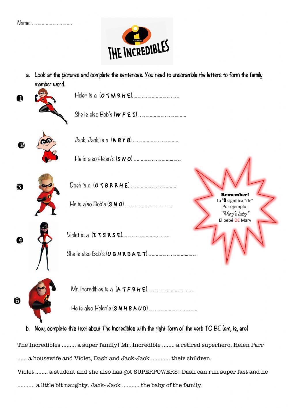 The Incredibles Act 5th JC