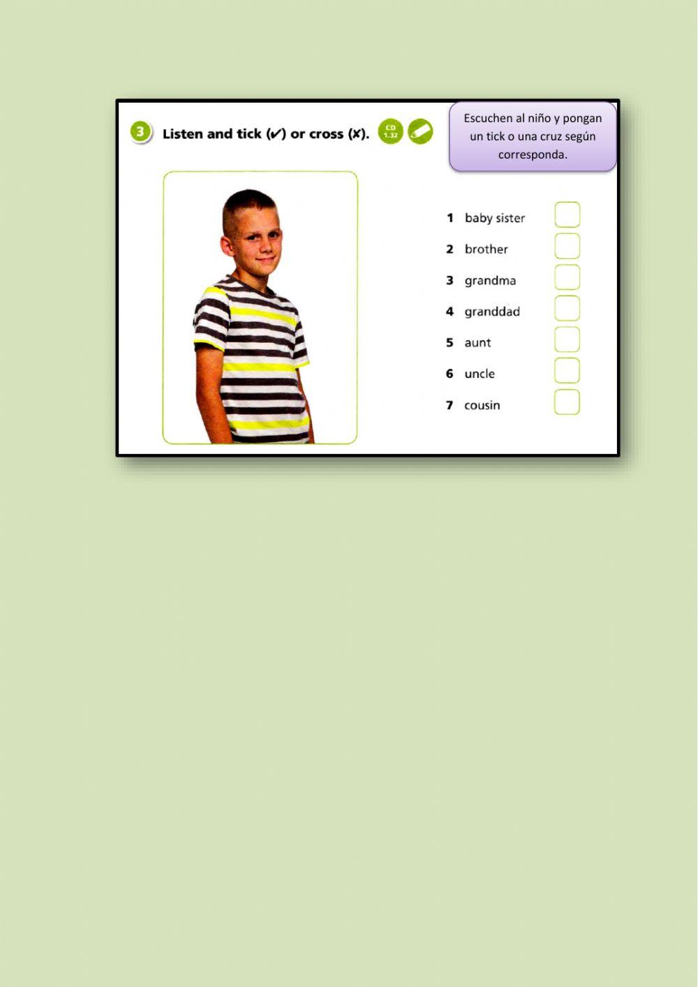 My Family. NEA L1. AB 10