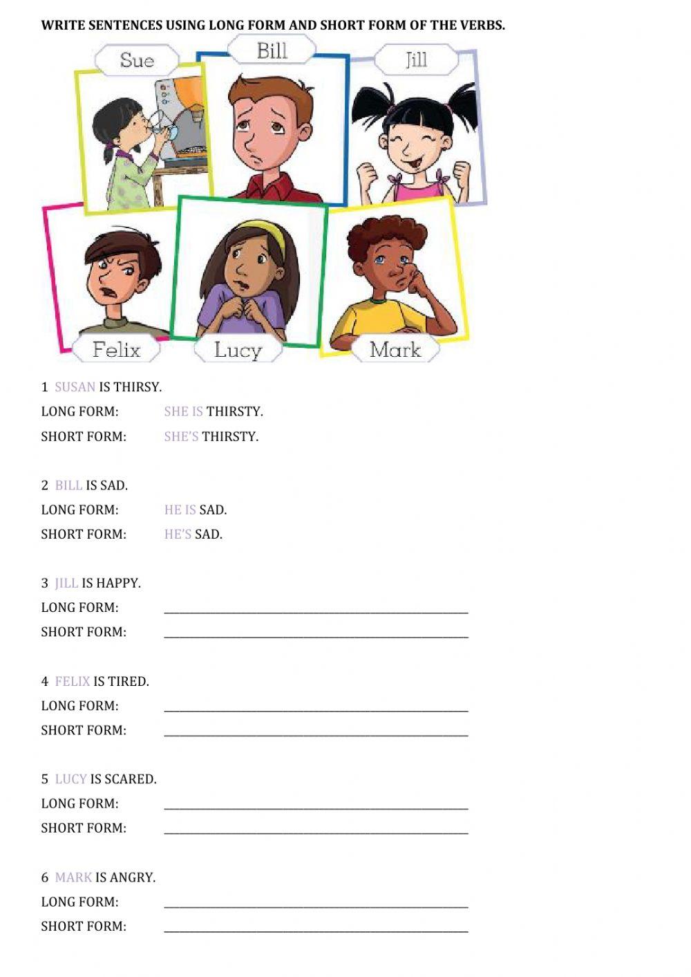 Verb to be third person singular