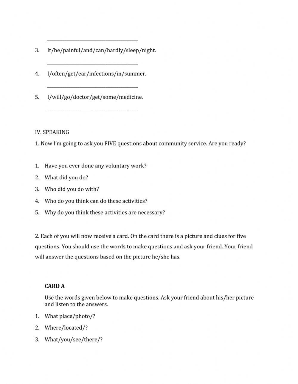 Lớp 7 - Kiểm tra cuối kỳ