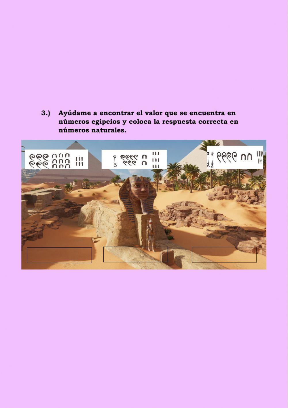 Los Números mayas, egipcios y romanos