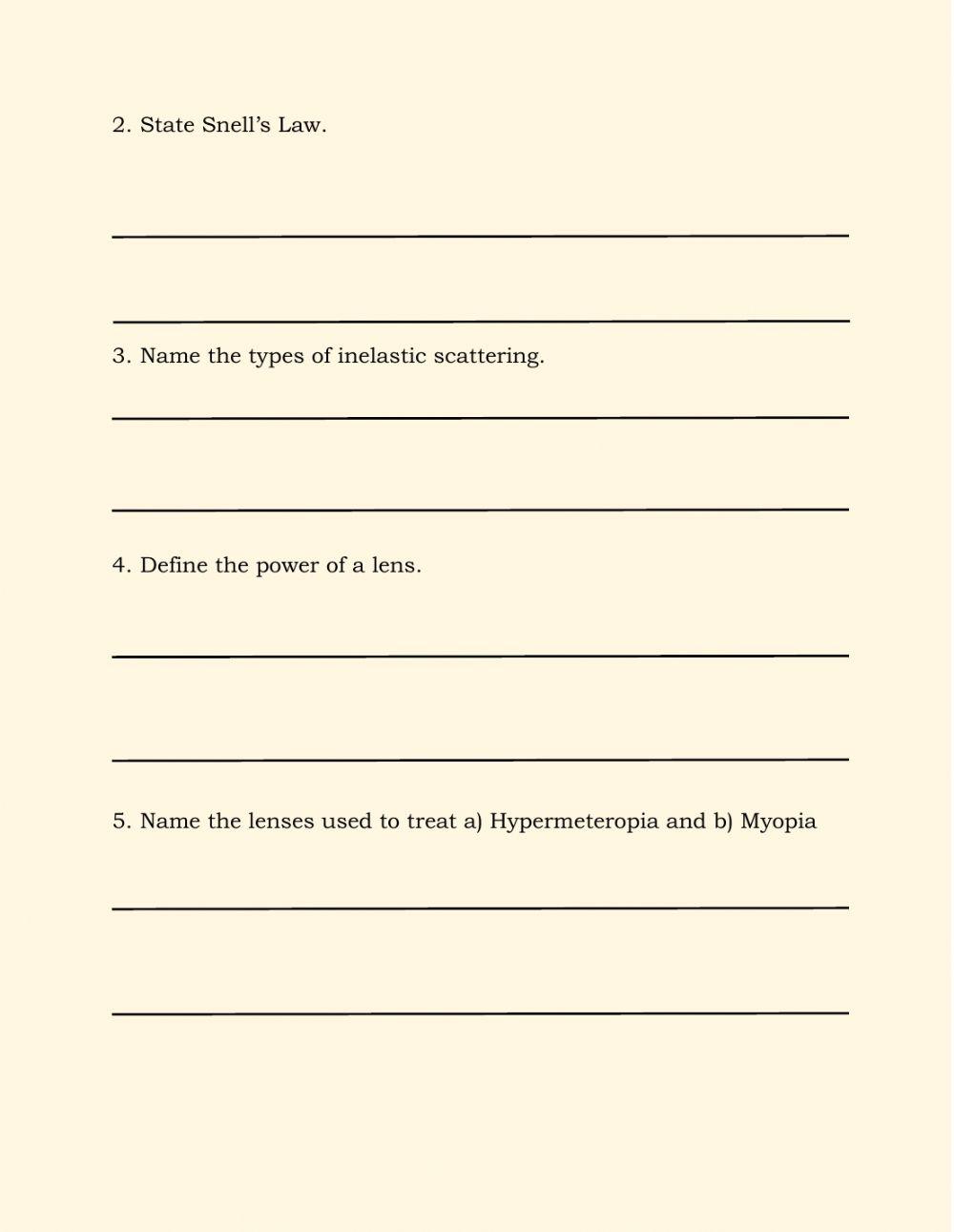 Class 10 physics 3 worksheet live worksheets