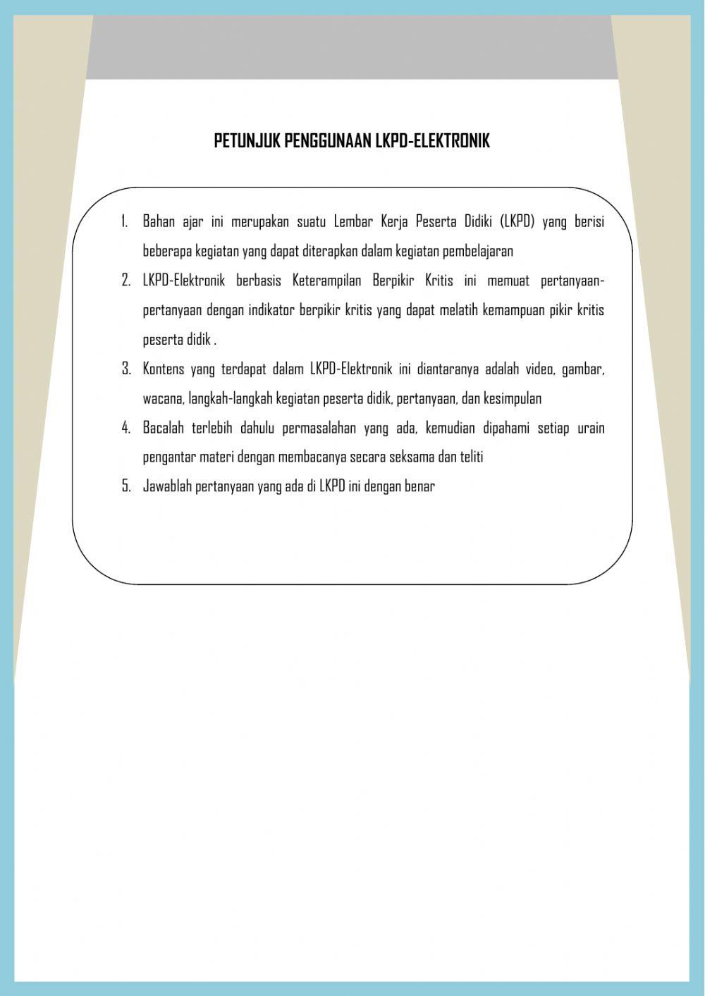 Lkpd elektronik sistem gerak