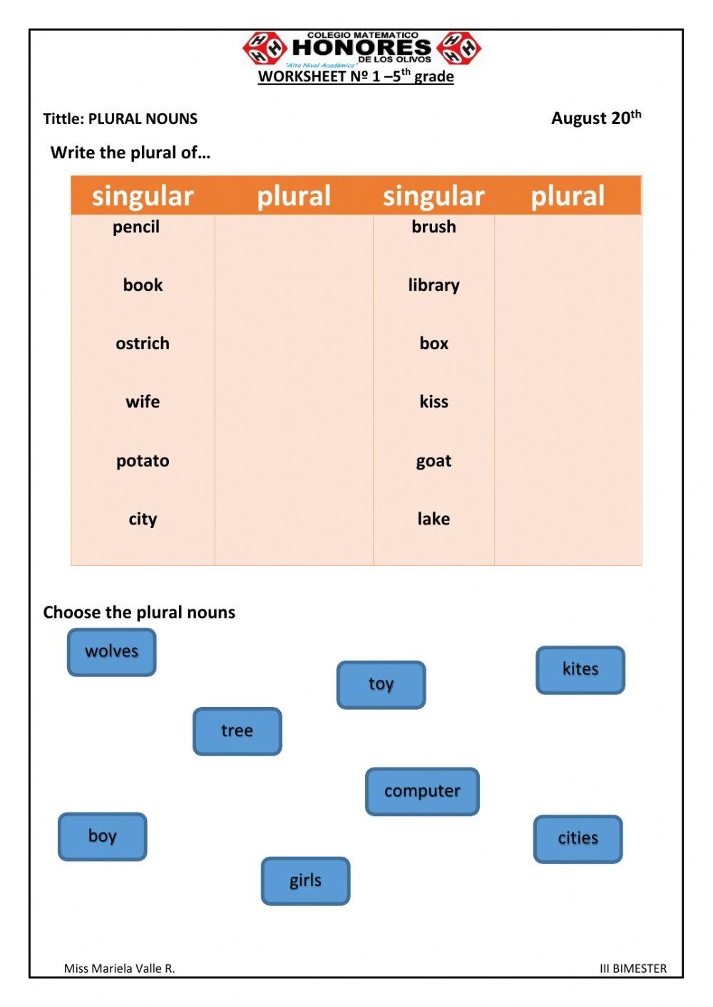 Nouns