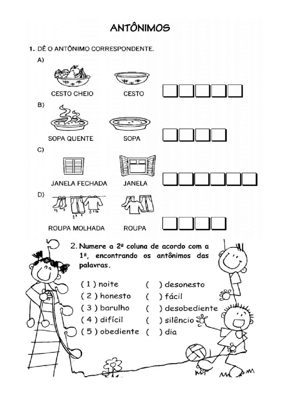Sinônimo e antônimo