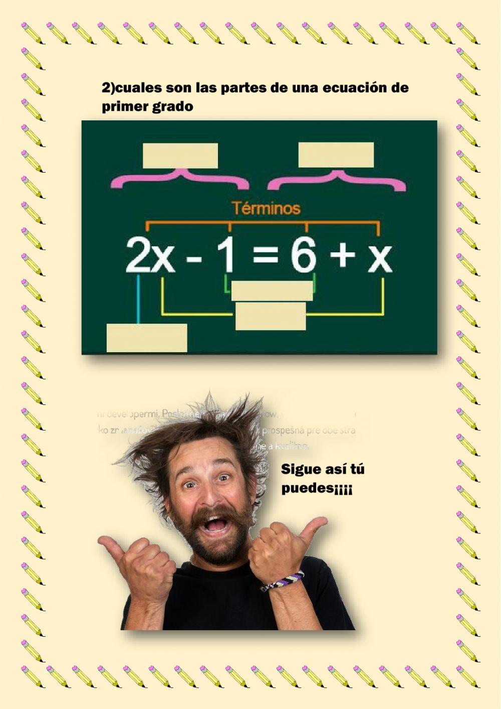 Ecuaciones de primer grado