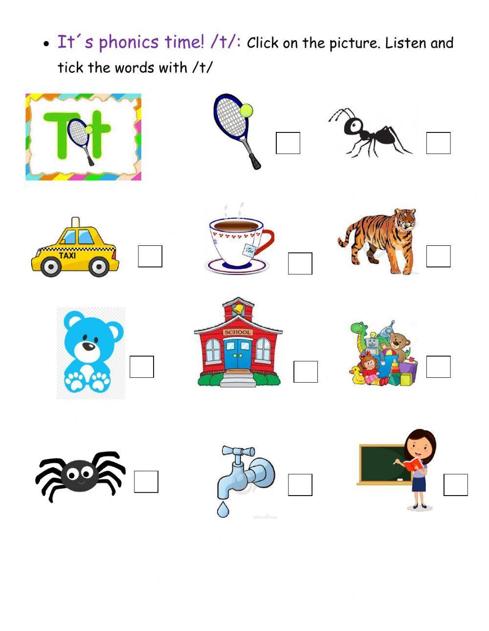 It-s phonics time! -t-