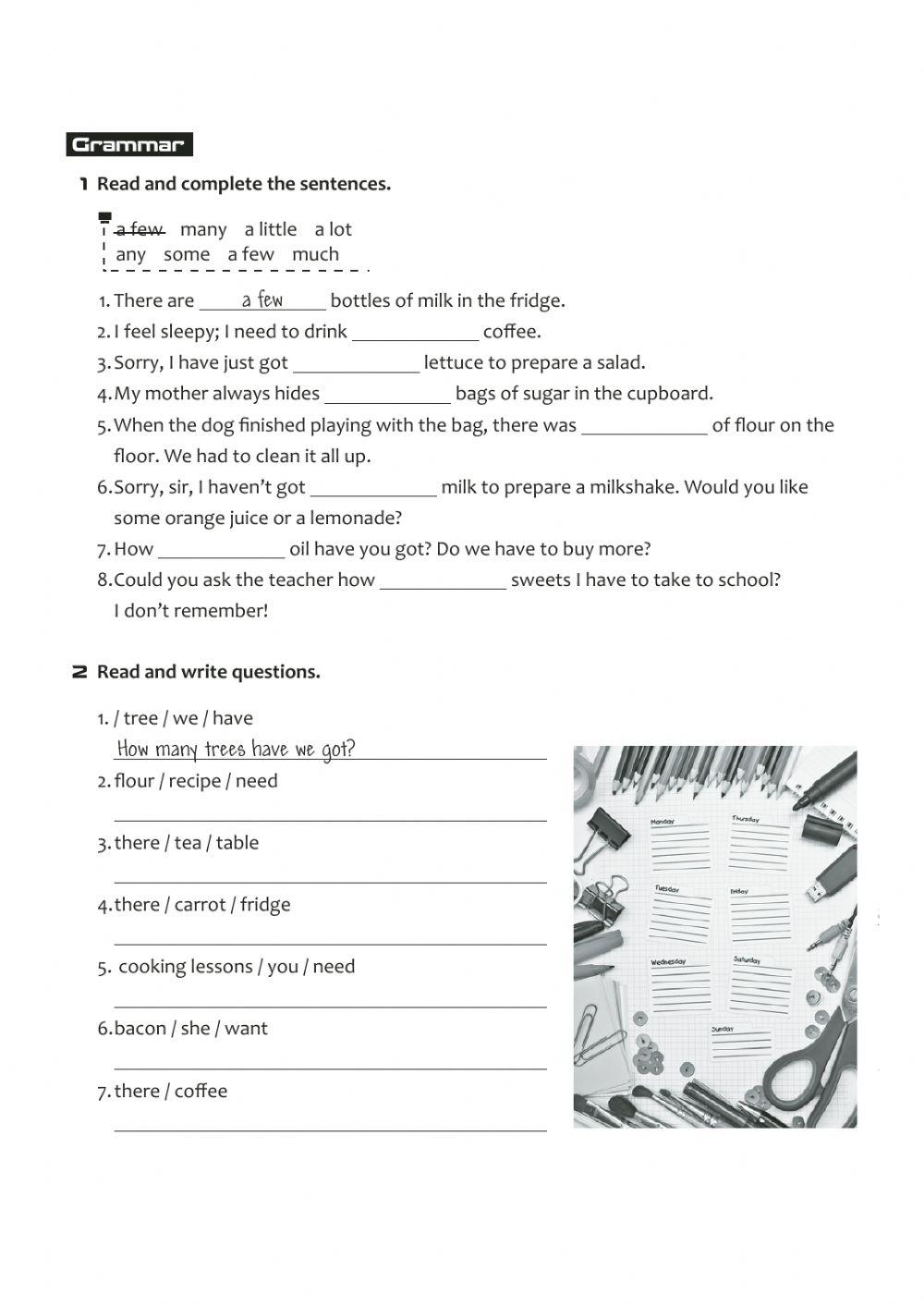 3RD YEAR A - COUNTABLE UNCOUNTABLE QUANTIFIERS