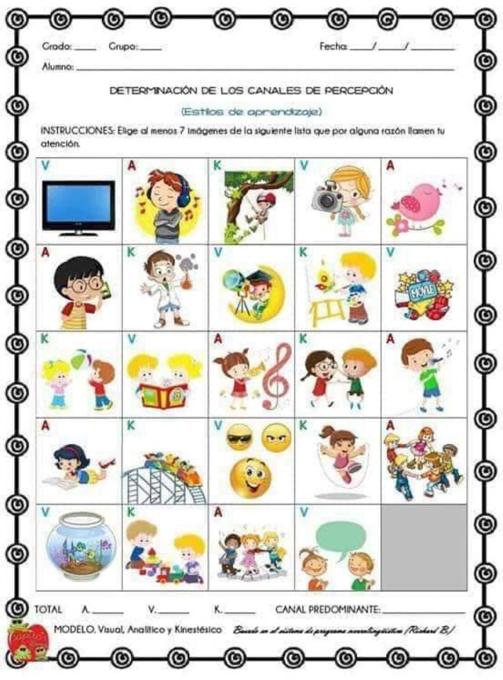 CANALES DE APRENDIZAJE