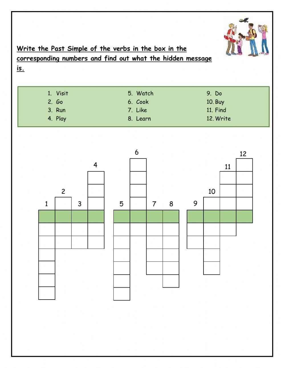 Past simple 2 - EXTRA 5th