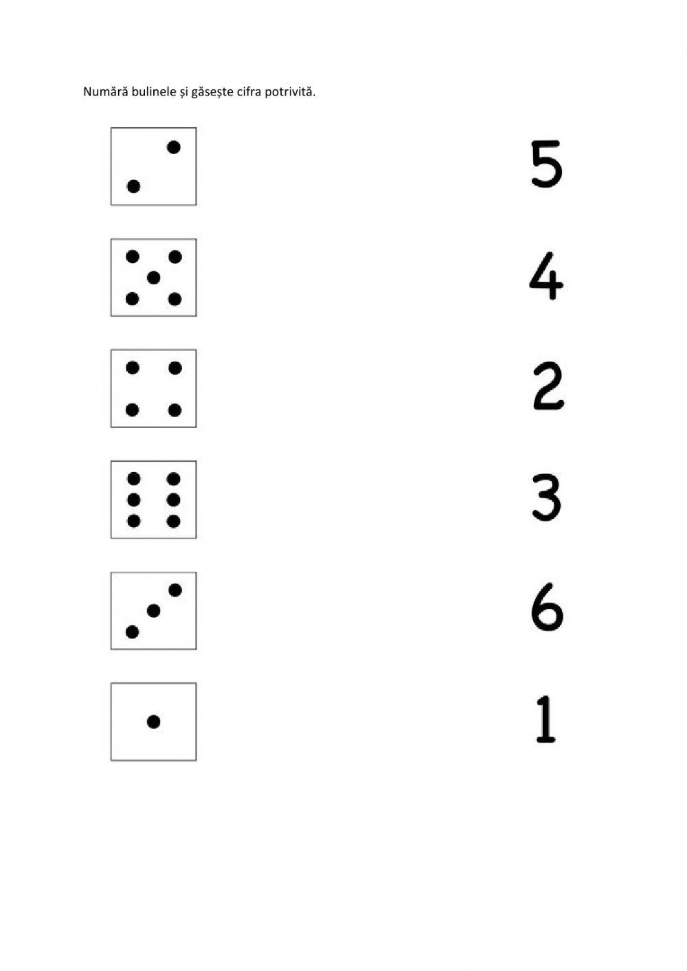 numără și potrivește