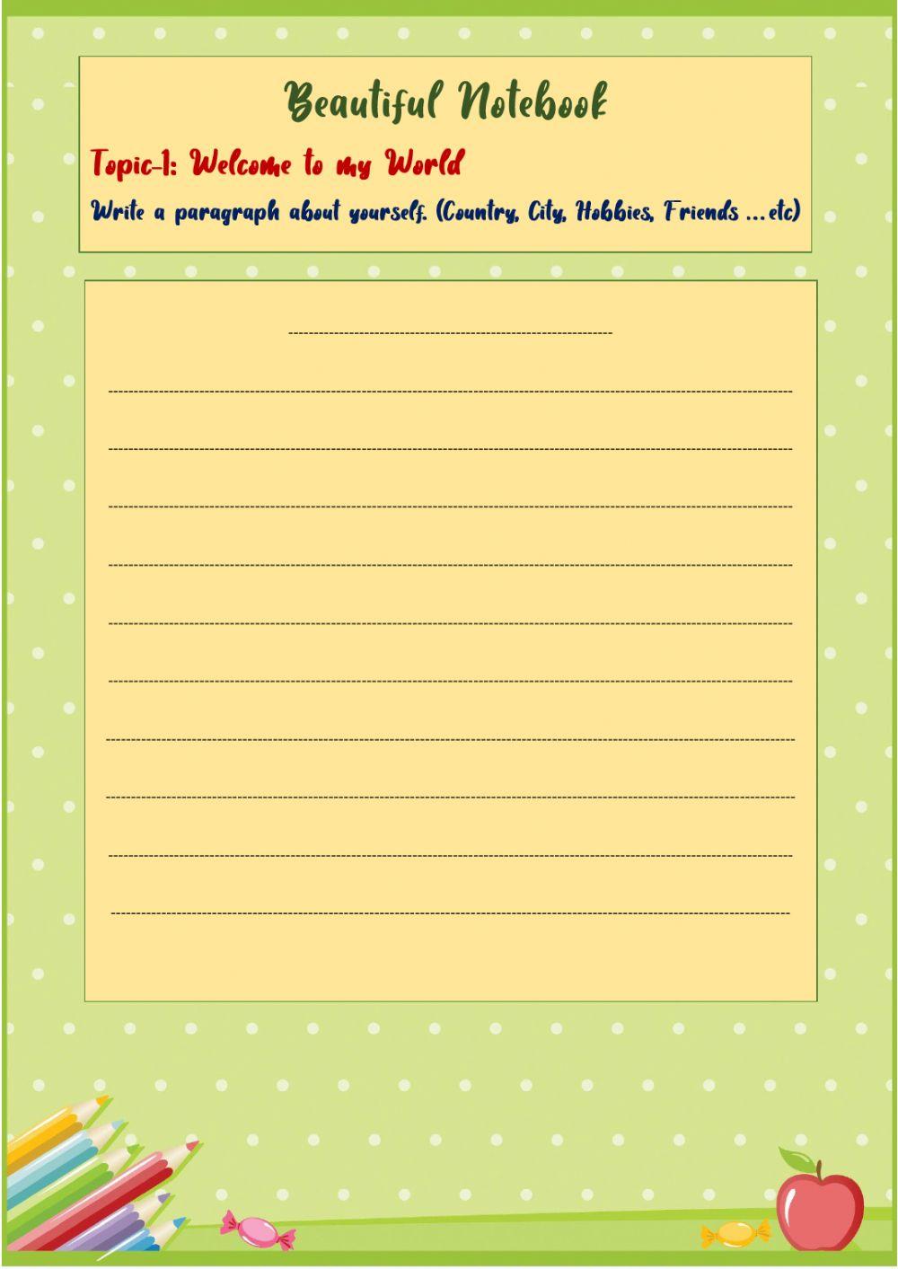 Writing-1 for 5th Grades