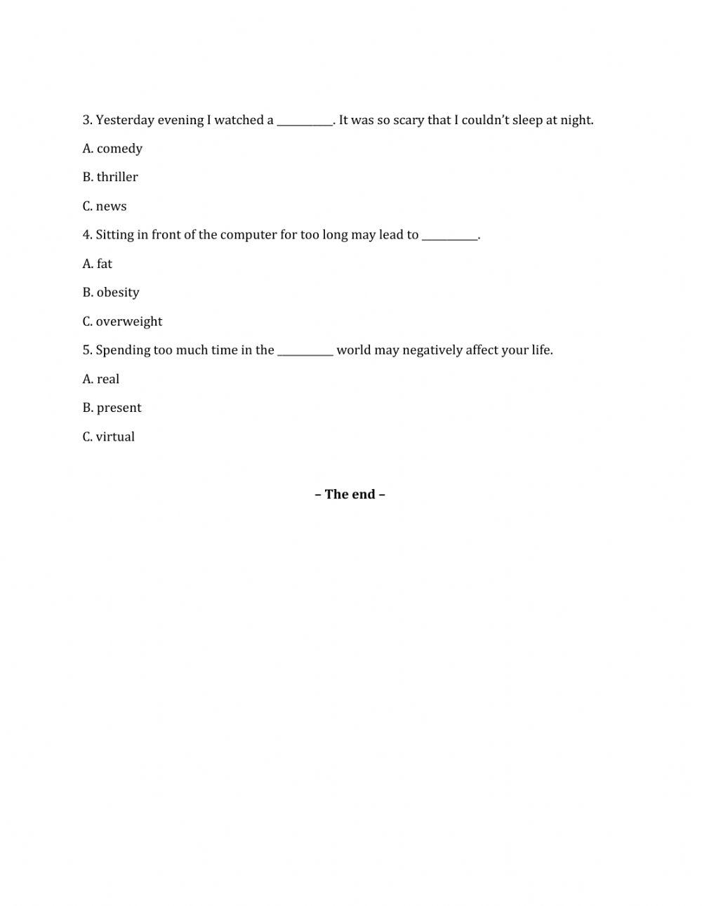 Lớp 8 - Unit 1 LEISURE ACTIVITIES-LANGUAGE FOCUS