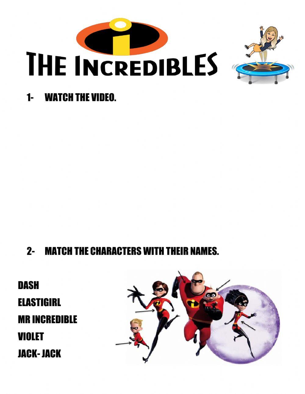 The incredibles - abilities