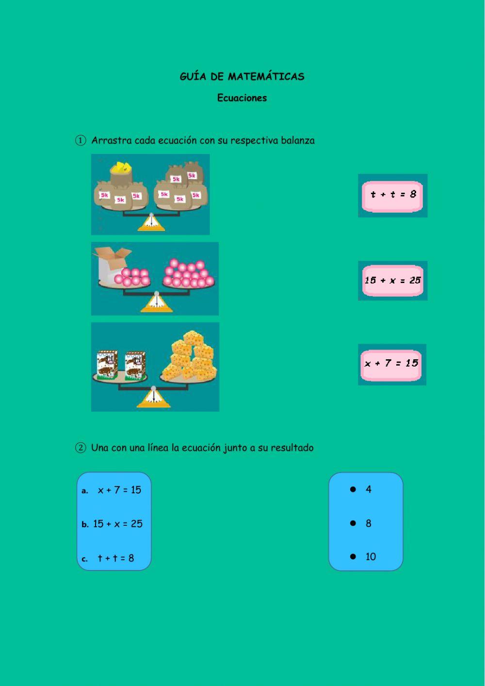Guía de matemáticas