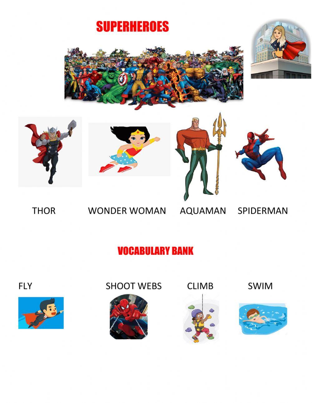 Abilities - superheroes