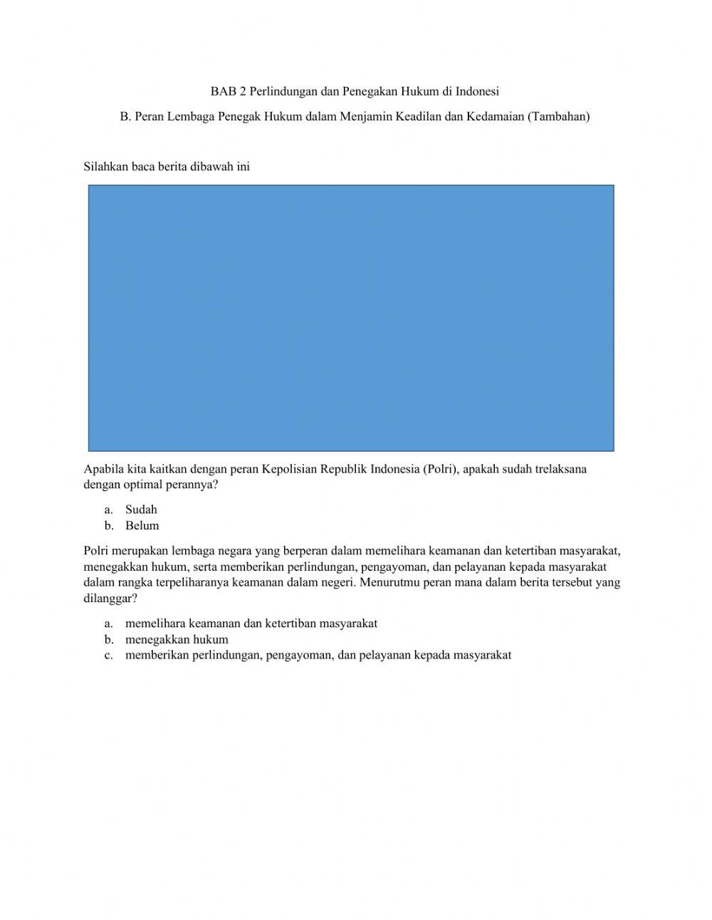 BAB 2 Perlindungan dan Penegakan Hukum di Indonesia