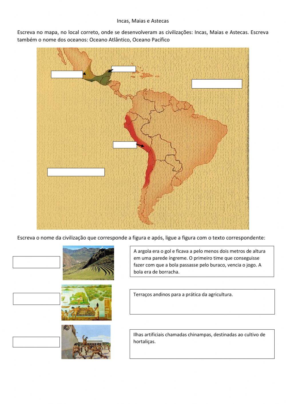 Maias, astecas e Incas2